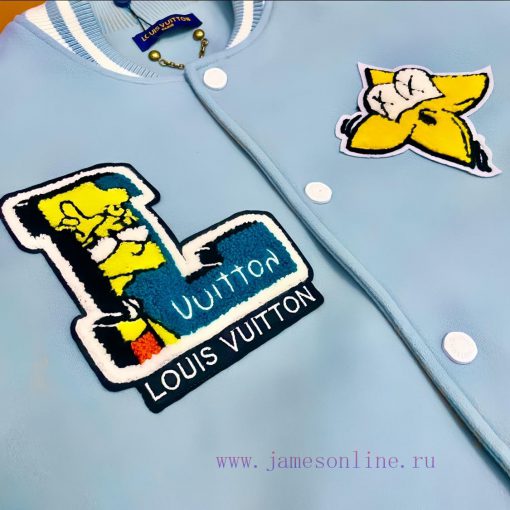 Louis Vuitton 2023 Runway Style Baseball Jacket JacketIt Took One Month To Order The Original M dul3vez3 - Image 4