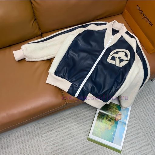 Louis Vuitton 2023ss Fashion Show Collection Patchwork Lamb Wool Baseball Jacket JacketAfter Or 8assss9a - Image 2