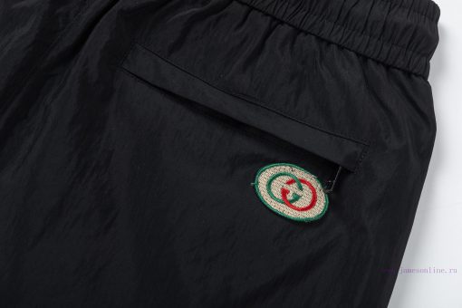 ️GUCCI 2025 Spring/Summer Logo Embroidered New Fashionable Beach Pants Five Cent Shorts Officia 2xo4g62b - Image 5