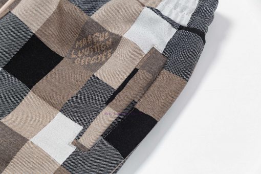 ️LV's Spring/Summer 2025 Official Website Synchronized New Shorts With Checkerboard Jacquard Fa iu6gv66s - Image 6
