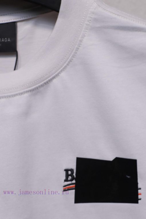 𝐁 A 𝐋 EN 𝐂 IA 𝐆 A Tape Coke Embroidered Short Sleeve T-shirtWeighing 240 Grams The Fabric Is So 4yjt4vbw - Image 9