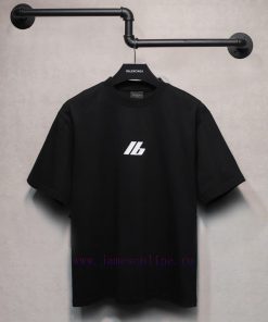 𝐁 A 𝐋 EN 𝐂 IA 𝐆 A New Letter Front And Back Printed Short Sleeved T-shirt240 Gram Weight Washin tvxtf8yq