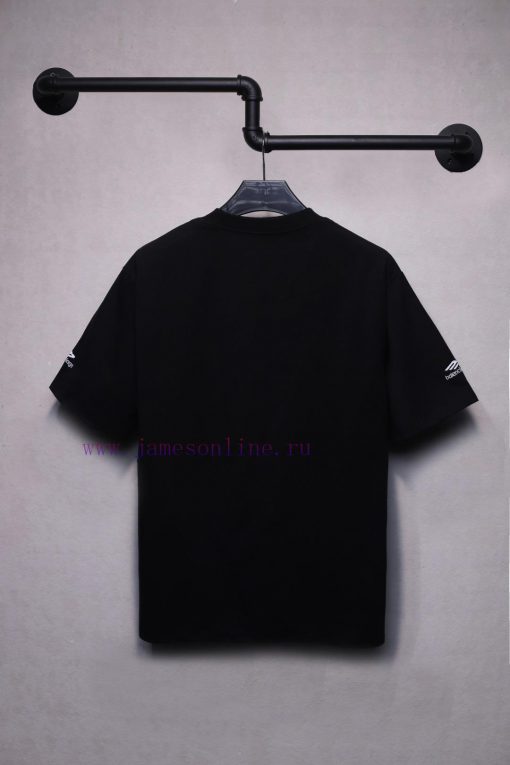 𝐁 A 𝐋 EN 𝐂 IA 𝐆 A Paris New 3m Small Logo Letter Embroidered Short Sleeved T-shirtWeighing 240 hdi58qo5 - Image 3