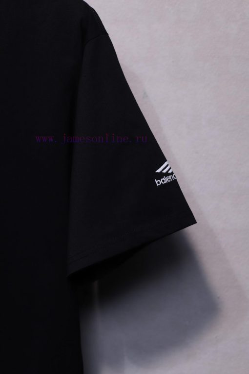 𝐁 A 𝐋 EN 𝐂 IA 𝐆 A Paris New 3m Small Logo Letter Embroidered Short Sleeved T-shirtWeighing 240 hdi58qo5 - Image 8