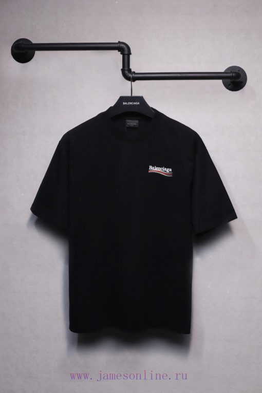 𝐁 A 𝐋 EN 𝐂 IA 𝐆 A Coca Cola Embroidered Short Sleeve T-shirtWeighing 240 Grams The Fabric Is So o3ylufxy