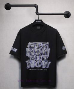 𝐁 A 𝐋 EN 𝐂 IA 𝐆 A Diamond Letter Printed Anti Car Short Sleeved T-shirtReverse Stitching Design zh70iqiw