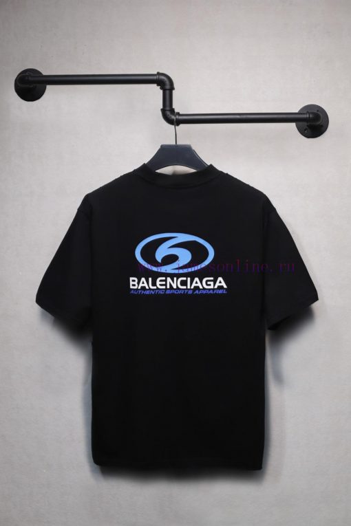 𝐁 A 𝐋 EN 𝐂 IA 𝐆 A Wave T-shirt Short Sleeved T-shirt240 Gram Weight Washing Water Treatment Pro 6su2s596 - Image 3