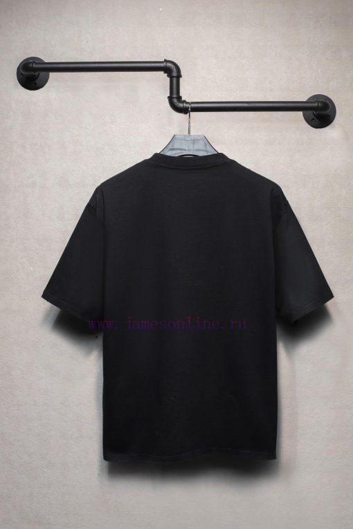 𝐁 A 𝐋 EN 𝐂 IA 𝐆 A 24ss New Hand Drawn Graffiti 3B LettersWashed And Worn T-shirt With Short Sle o5cei0lj - Image 3