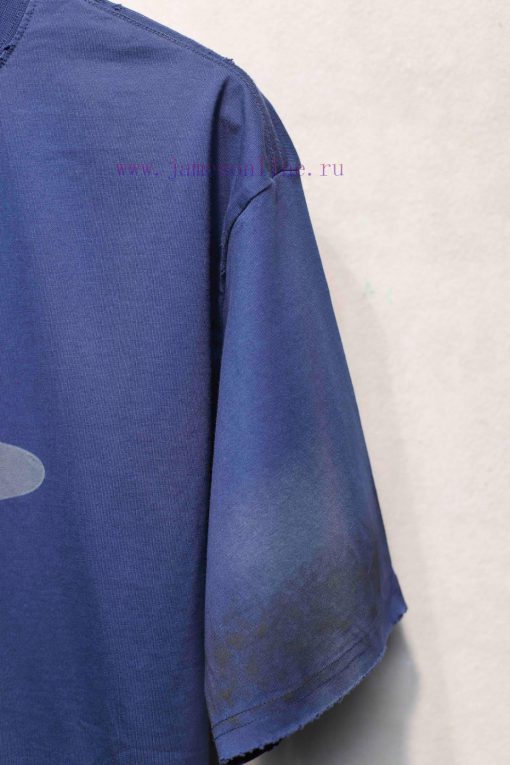 𝐁 A 𝐋 EN 𝐂 IA 𝐆 A 24ss New Hand Drawn Graffiti 3B LettersWashed And Worn T-shirt With Short Sle f0holyko - Image 8
