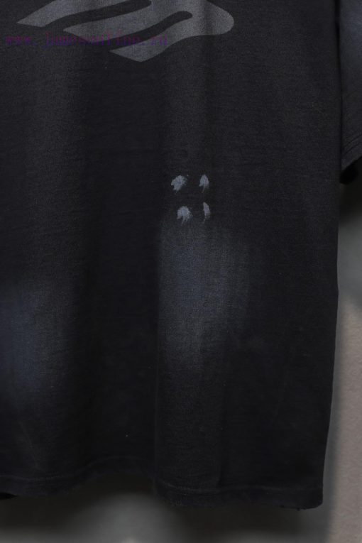 𝐁 A 𝐋 EN 𝐂 IA 𝐆 A 24ss New Hand Drawn Graffiti 3B LettersWashed And Worn T-shirt With Short Sle o5cei0lj - Image 10