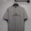 𝐁 A 𝐋 EN 𝐂 IA 𝐆 A Mosaic Double B Printed Short Sleeved T-shirtWeighing 240 Grams It Is Worn Cu h82tw41w