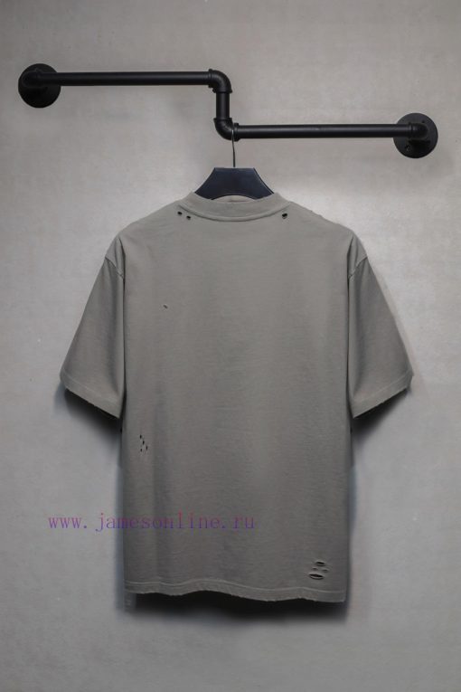 𝐁 A 𝐋 EN 𝐂 IA 𝐆 A Mosaic Double B Printed Short Sleeved T-shirtWeighing 240 Grams It Is Worn Cu h82tw41w - Image 3