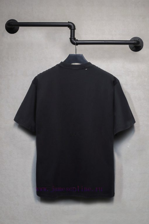 𝐁 A 𝐋 EN 𝐂 IA 𝐆 A Statue Of Liberty Direct Spray Short Sleeve T-shirtThe Back Embroidery Weighs 4xseu3tn - Image 3