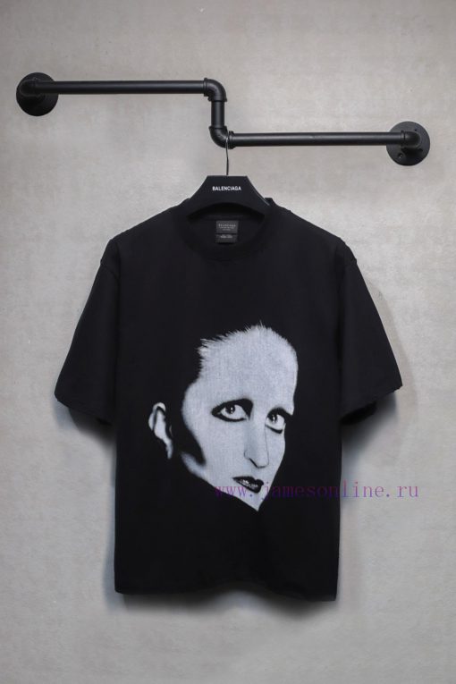 𝐁 A 𝐋 EN 𝐂 IA 𝐆 A X Mina Limited Edition Music Short Sleeved T-shirtMusic Limited NFC Recogniti y3tecoq2