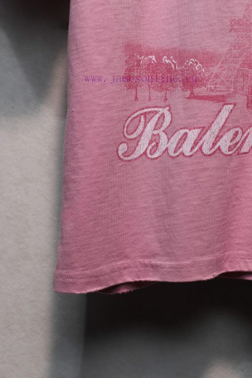 𝐁 A 𝐋 EN 𝐂 IA 𝐆 A Balenciaga Tower Night View Short Sleeved T-shirtThe Weight Of 240g Is Matche 36njngtg - Image 10