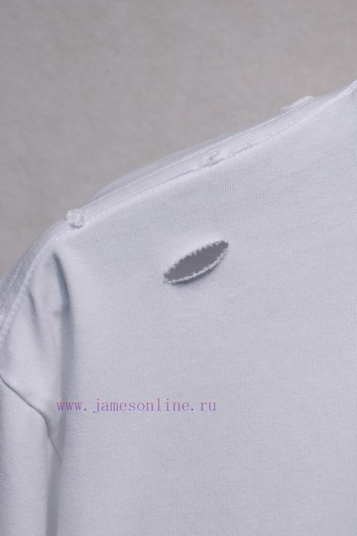 𝐁 A 𝐋 EN 𝐂 IA 𝐆 A Chest Letter Straight Crack Printed Short Sleeve T-shirtWeighing 240 Grams It c30khhpa - Image 5