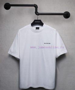 𝐁 A 𝐋 EN 𝐂 IA 𝐆 A Classic Letter Printed Short Sleeve T-shirt At Front And Rear240 Gram Weight r7pl7hzc