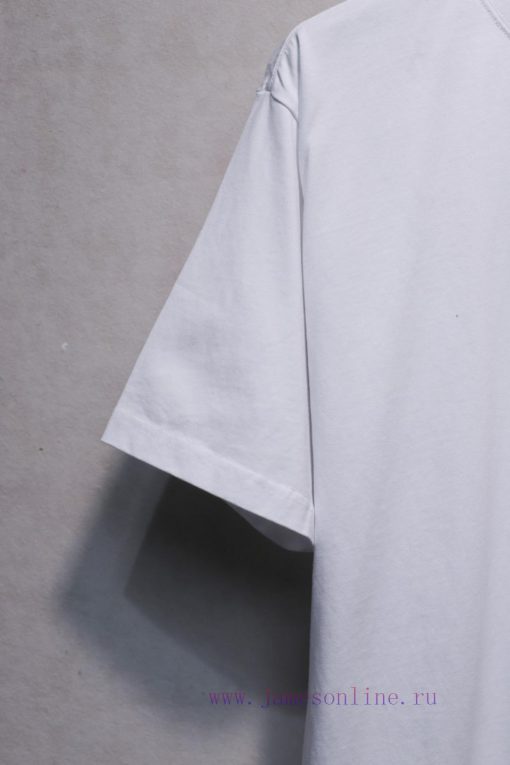 𝐁 A 𝐋 EN 𝐂 IA 𝐆 A Classic Letter Printed Short Sleeve T-shirt At Front And Rear240 Gram Weight r7pl7hzc - Image 6