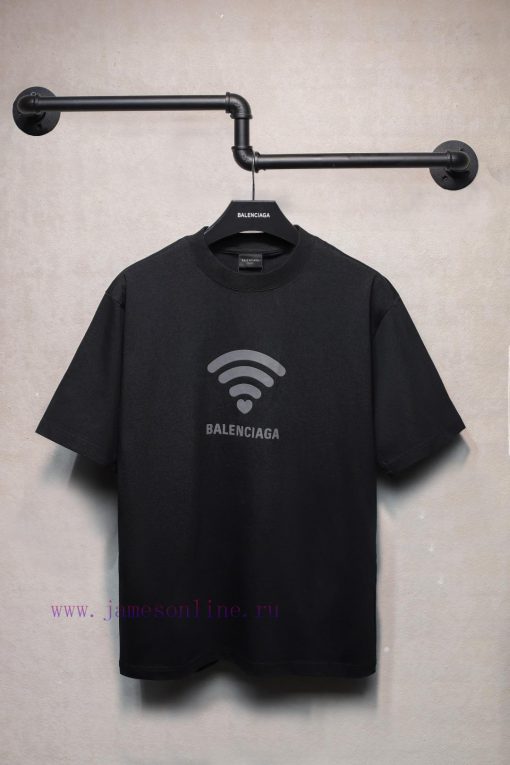 𝐁 A 𝐋 EN 𝐂 IA 𝐆 A Paris Limited Edition 520WI-FI Printed Short Sleeved T-shirt240 Gram Weight W jomvkmzh