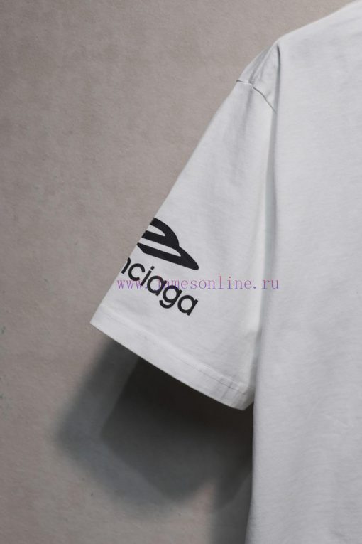 𝐁 A 𝐋 EN 𝐂 IA 𝐆 A Paris Ski Collection Large Logo Printed Short Sleeve T-shirt240 Gram Weight W njhzc0kh - Image 6