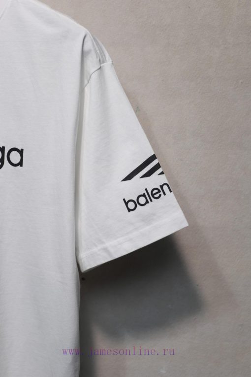 𝐁 A 𝐋 EN 𝐂 IA 𝐆 A Paris Ski Collection Large Logo Printed Short Sleeve T-shirt240 Gram Weight W njhzc0kh - Image 8