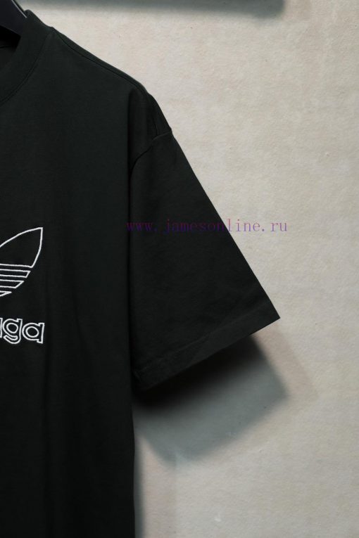 𝐁 A 𝐋 EN 𝐂 IA 𝐆 A Joint Adidas Classic Embroidered Short Sleeve T-shirtWeighing 240 Grams The F wkjzn4ty - Image 8