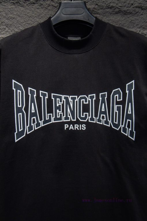 Style Number 5175Balenciaga Adhesive Crack Short Sleeve T25ssZP Develops Color Printing Pattern c25iznpc - Image 7