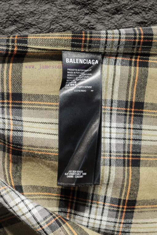 Style Number 5154Balenciaga's New Shirt JacketCustomized Weaving And Dyeing Using Imported Mach 06kw6v6j - Image 10