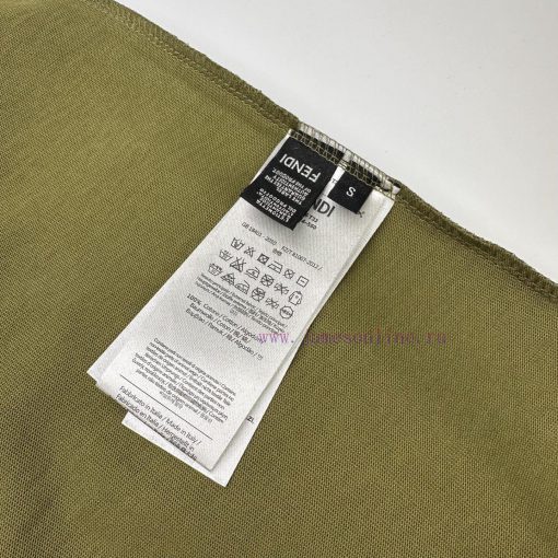 Fendi Style Number F507 Fendi Official Website New Color Letter Embroidery Short Sleeved ShirtF rv0uosfk - Image 6