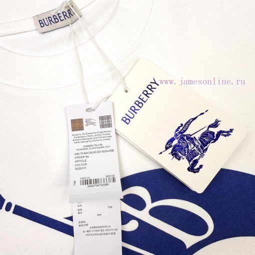 Burberry Style Number B607 Burberry Attacking Warhorse Front And Rear Printed Short Sleeved Shi vhb7dyxo - Image 5