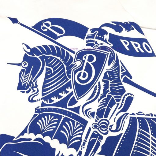 Burberry Style Number B607 Burberry Attacking Warhorse Front And Rear Printed Short Sleeved Shi vhb7dyxo - Image 6