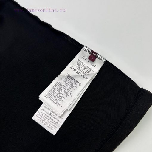 Gucci  Style Number G917 Gucci Official Website New Washed Letter Embroidered Short Sleeved Shi x6i3mx57 - Image 9