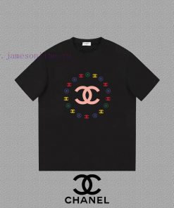 [CHANEL Chanel]2025FW Short Sleeved T-shirt Logo Printed High-end 26s Double Yarn 300g FabricHe joydmb52