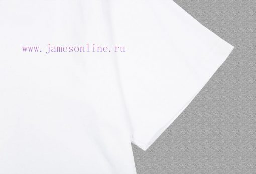 [Prada Prada]2025FW Short Sleeved T-shirt Plush LOGO High End 26s Double Yarn 300g FabricHeavy v3sh0iw3 - Image 7