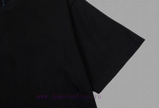 Versace Versace2025FW Short Sleeved T-shirt With Colorful Letters And Logo Printed On High-end eptw8z15 - Image 7