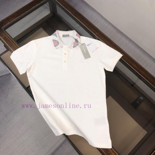 DIOR 2025 Spring/Summer Polo Shirt - Highly Acclaimed Unisex Business Casual Lapel Polo Shirt - gcirgr4r