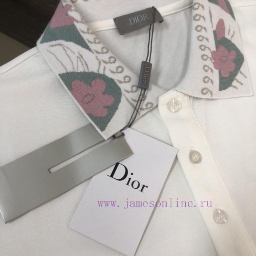 DIOR 2025 Spring/Summer Polo Shirt - Highly Acclaimed Unisex Business Casual Lapel Polo Shirt - gcirgr4r - Image 6
