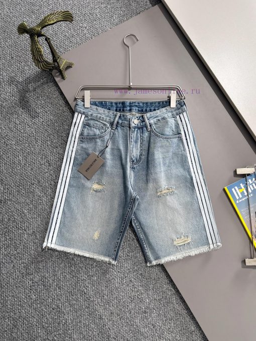Paris 2025 Summer New Denim Shorts Made Of Imported Japanese Denim Plain Cotton Denim Fabric Wo 1f0oo2o9 - Image 2