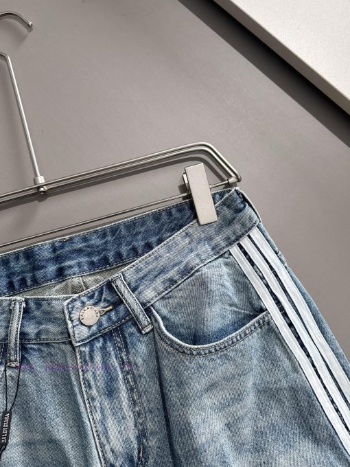 Paris 2025 Summer New Denim Shorts Made Of Imported Japanese Denim Plain Cotton Denim Fabric Wo 1f0oo2o9 - Image 3