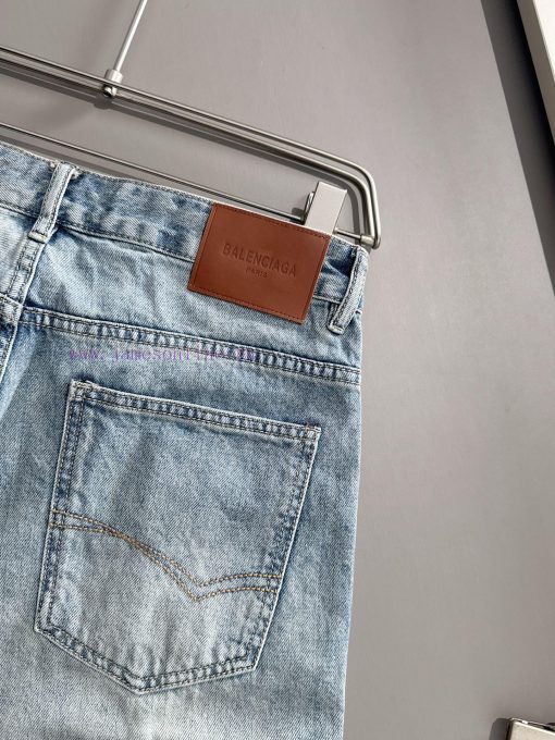 Paris 2025 Summer New Denim Shorts Made Of Imported Japanese Denim Plain Cotton Denim Fabric Wo 1f0oo2o9 - Image 5