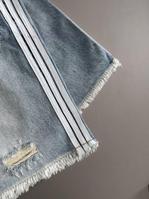 Paris 2025 Summer New Denim Shorts Made Of Imported Japanese Denim Plain Cotton Denim Fabric Wo 1f0oo2o9 - Image 7