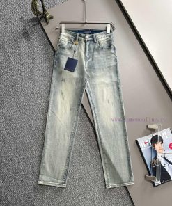 LV2025 Four Season New Slim Fit Jeans And Pants Made Of Imported Japanese Denim Plain Cotton De 360o91d6