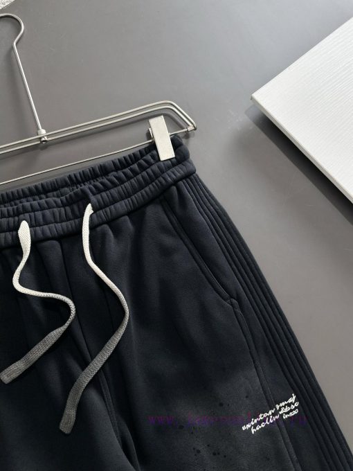 The Next Day's Shipment Of LV 2025 Early Spring New Elastic Band Casual Pants With Plush And Th x7p3jxt3 - Image 3