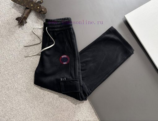 The Next Day Gucci Will Ship The New Elastic Band Casual Pants For Early Spring 2025. The Fabri onk1nqbi - Image 8