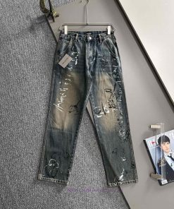 Dior 2025 Four Seasons Classic Jeans Straight Pants Trendy With Many Trendy Bloggers. The Upper xj8jq0ck
