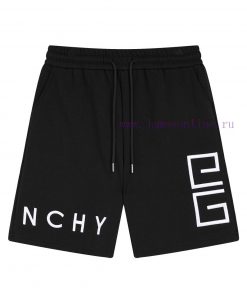2024 GIVENCHY Givenchy Classic Letter Embroidery 🪡  Five Quarter Pants Made Of High-quality Bee y63tgs7k