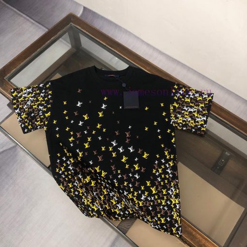 CLouis Vuitton/LV 25ss Same Style Round Neck Short Sleeved T-shirt - Couple Style - Simple And 8k5egzgp - Image 2
