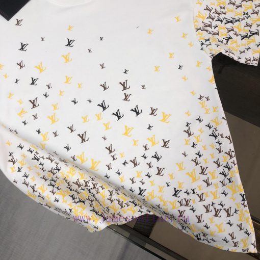 CLouis Vuitton/LV 25ss Same Style Round Neck Short Sleeved T-shirt - Couple Style - Customized q0rd76ep - Image 7