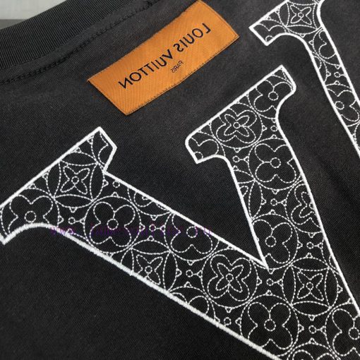 CLouis Vuitton/LV 25ss Same Style Round Neck Short Sleeved T-shirt~couple Style~front And Rear simkx0hp - Image 10