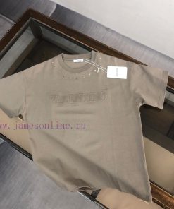 VALENTINO 25 Latest Couple's Short Sleeve T-shirt - Made Of Comfortable And Breathable Fabric N lo470yw6